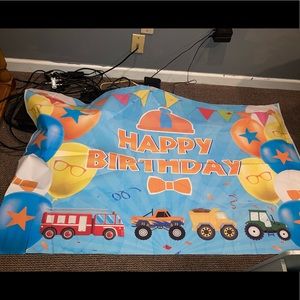 Blippi Birthday Party Banner